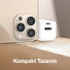 Juo 20W GaN USB-C + USB-A Şarj Aleti iPhone & iPad & Android Uyumlu PD QC4.0 Type-C Hızlı Şarj Cihazı Beyaz