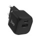 Juo 20W GaN USB-C + USB-A Şarj Aleti iPhone & iPad & Android Uyumlu PD QC4.0 Type-C Hızlı Şarj Cihazı Siyah