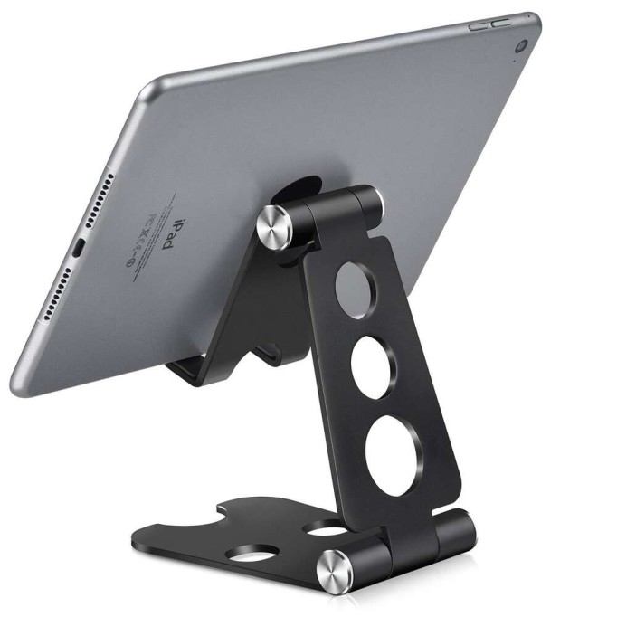 Juo 270° Derece Açılı Alüminyum Masaüstü Telefon Tablet Standı Gümüş