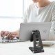 Juo 270° Derece Açılı Alüminyum Masaüstü Telefon Tablet Standı Siyah Juo 270° Derece Açılı Alüminyum Masaüstü Telefon Tablet Standı Siyah