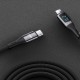 Juo 27W Dijital Led Ekranlı USB Type-C to Lightning iPhone iPad Hızlı Şarj ve Data Kablosu 1 Metre