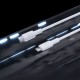 Juo 27W USB Type-C to Lightning iPhone iPad Silikon Hızlı Şarj ve Data Kablosu Beyaz 2 Metre