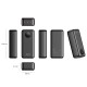 Juo 30000 mAh 22.5W Dijital Led Ekranlı Taşınabilir Hızlı Şarj Cihazı Powerbank Siyah
