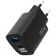 Juo 30W GaN Led Ekranlı Type-C + USB-A Hızlı Şarj Cihazı Android & iPhone Uyumlu Şarj Aleti