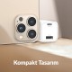 Juo 35W GaN USB-C + USB-A Şarj Aleti iPhone & iPad & Samsung PPS Uyumlu PD QC4.0 Type-C Hızlı Şarj Cihazı Beyaz