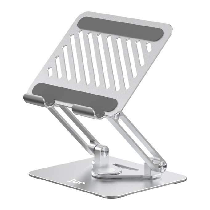 Juo 360° Dönebilen Alüminyum Tablet Standı Yükseklik ve Eğim Ayarlı Metal Tablet Tutucu