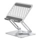 Juo 360° Dönebilen Alüminyum Tablet Standı Yükseklik ve Eğim Ayarlı Metal Tablet Tutucu