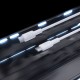 Juo 60W USB Type-C to Type-C Silikon Hızlı Şarj ve Data Kablosu Beyaz 2 Metre