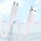 Juo 66W USB-A to USB Type-C Silikon Hızlı Şarj ve Data Kablosu 1 Metre Beyaz