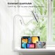 Juo 70 CM Akrobat Esnek Tablet ve Telefon Tutucu Stand Beyaz