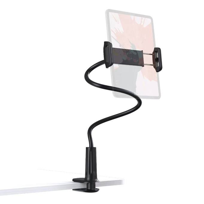 Juo 70 CM Akrobat Esnek Tablet ve Telefon Tutucu Stand Siyah
