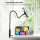 Juo 70 CM Akrobat Esnek Tablet ve Telefon Tutucu Stand Siyah