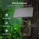 Juo 850WS Güneş Enerjili Fotokapan 48MP Full HD WiFi Hareket Sensörlü Gece Görüşlü IP66 Su Geçirmez
