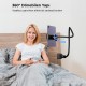 Juo 90 CM Akrobat Esnek Tablet ve Telefon Tutucu Stand Siyah