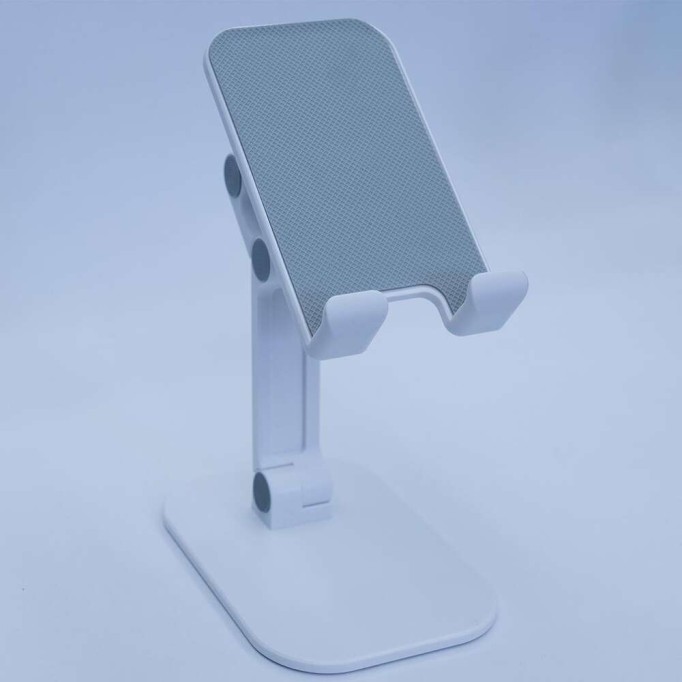 Juo ABS Plastik Masaüstü Ayarlanabilir Telefon Tablet Tutucu Beyaz
