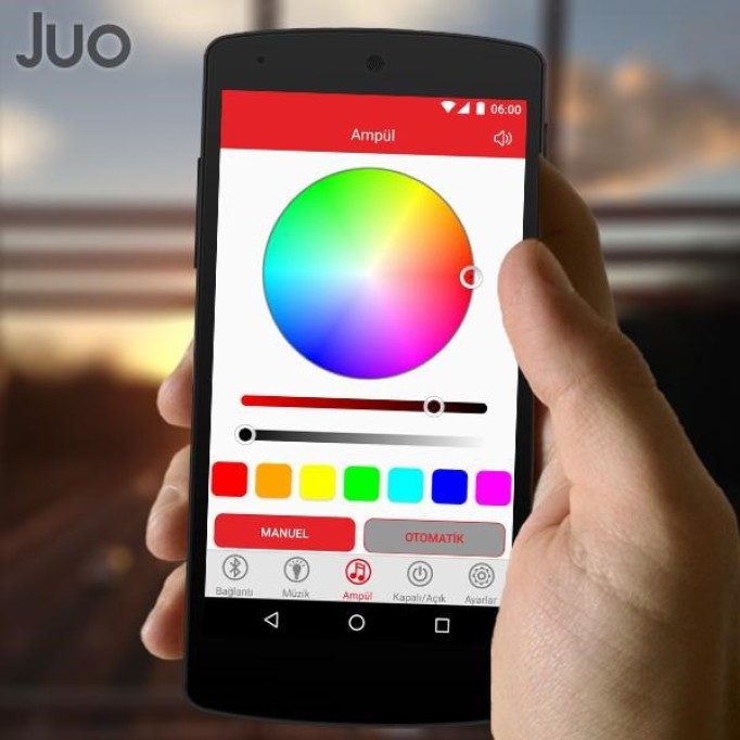 JUO Akıllı Ampul - Bluetooth Hoparlör JUO Akıllı Ampul - Bluetooth Hoparlör