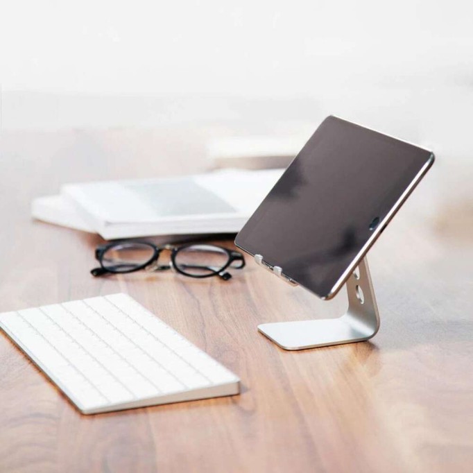 Juo Alüminyum Universal Telefon Tutucu Stand Gümüş
