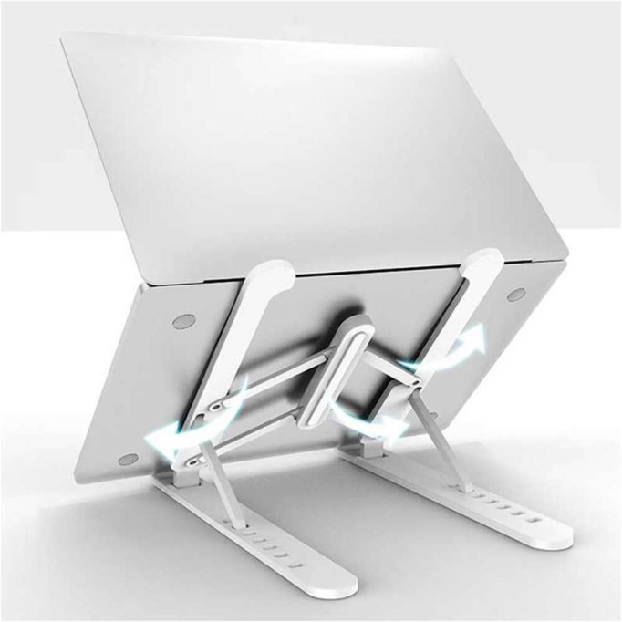 Juo Ayarlanabilir Notebook Laptop Tablet Tutucu Standı Siyah