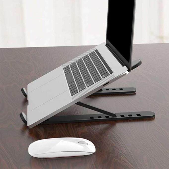 Juo Ayarlanabilir Notebook Laptop Tablet Tutucu Standı Siyah