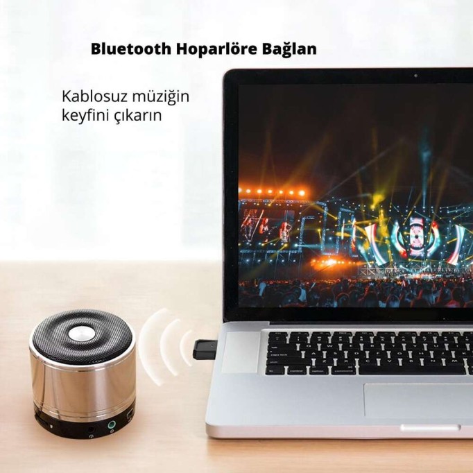 Juo BT500 Bluetooth 5.0 Mini USB Dongle Adaptör