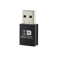 Juo BTW01 Bluetooth 4.2 Dongle USB 600Mbps WiFi Alıcı Ağ Adaptörü