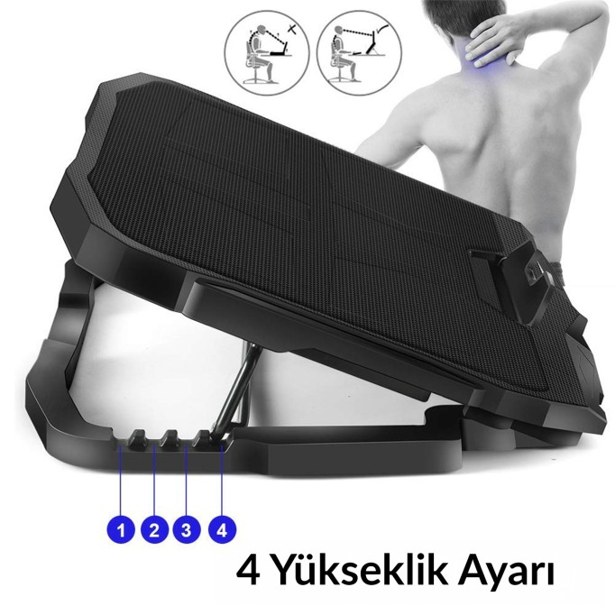JUO C1 Led Ekranlı Notebook Soğutucu