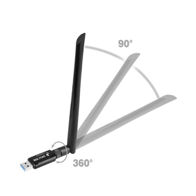 Juo DB1200AC USB 3.0 Dual Band 1200Mbps WiFi Kablosuz Alıcı Ağ Adaptörü