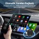 Juo Kablosuz CarPlay Android Auto Kabloludan Kablosuza Çevirici USB ve Type-C Adaptör