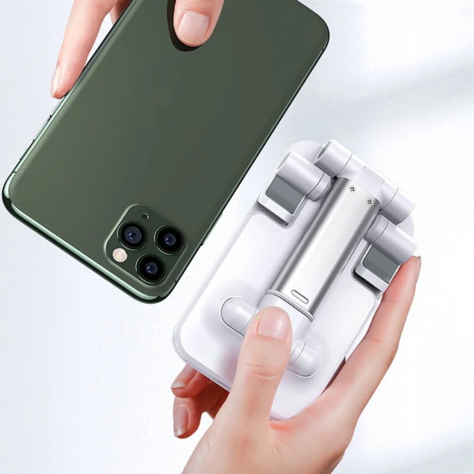 Juo Katlanabilir Masaüstü Telefon Standı Beyaz