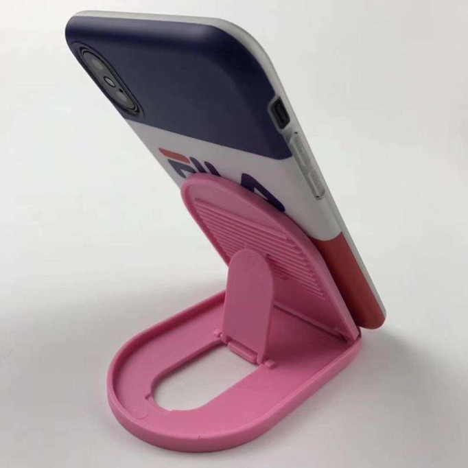 Juo Katlanır Masaüstü Telefon Tutucu Stand Pembe