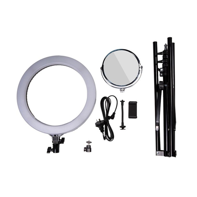 Juo LC-16 Aynalı Ring Light 38cm Led Video Işığı (Ayak Dahil)