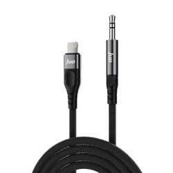 Juo Lightning to 3.5mm Jack Aux Stereo TRS Ses Kablosu 1 Metre Juo Lightning to 3.5mm Jack Aux Stereo TRS Ses Kablosu 1 Metre