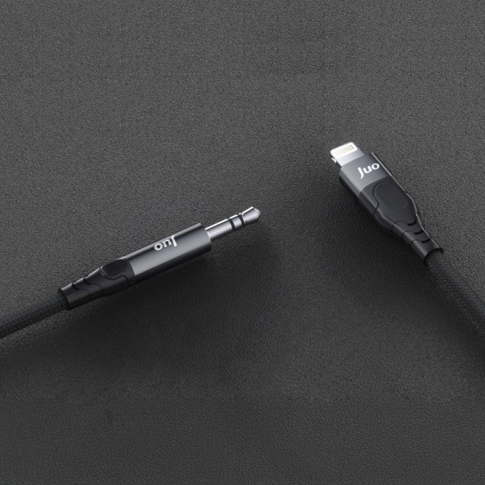 Juo Lightning to 3.5mm Jack Aux Stereo TRS Ses Kablosu 1 Metre