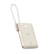 Juo Magsafe Powerbank 10000 mAh Standlı 20W Dahili Type-C Kablolu Taşınabilir Hızlı Şarj Cihazı Beyaz