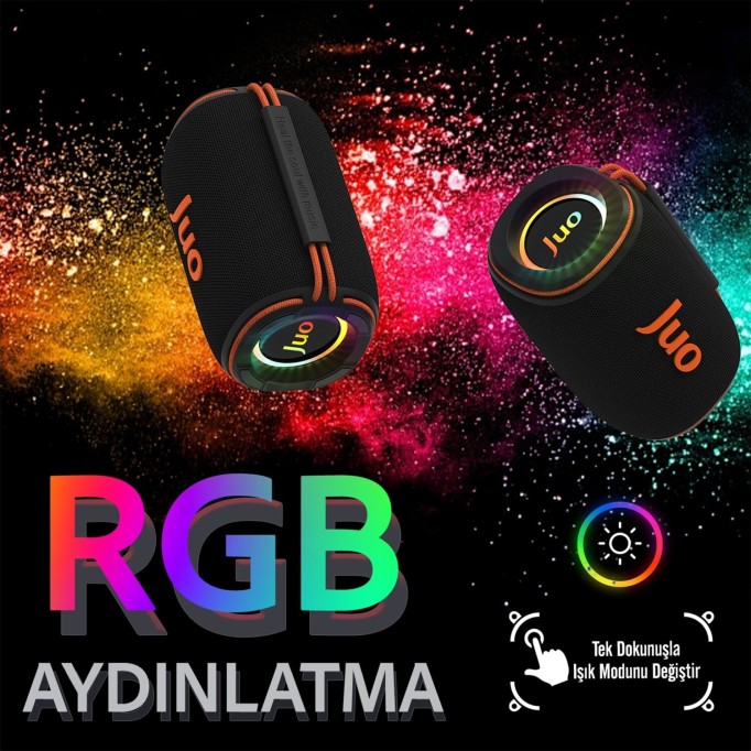 Juo SoundPeak Blaze 30W RGB Bluetooth Hoparlör Kablosuz Taşınabilir Speaker