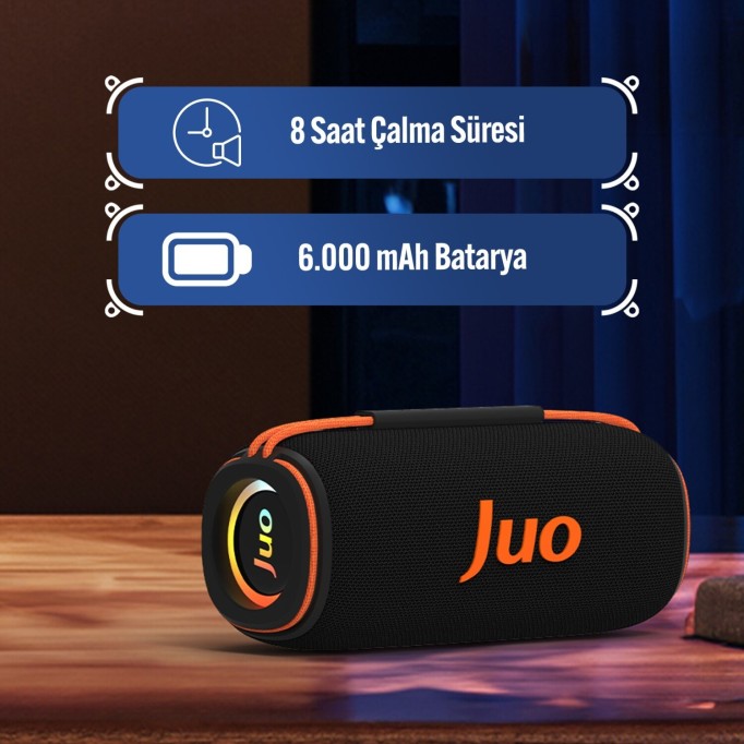 Juo SoundPeak Blaze 30W RGB Bluetooth Hoparlör Kablosuz Taşınabilir Speaker
