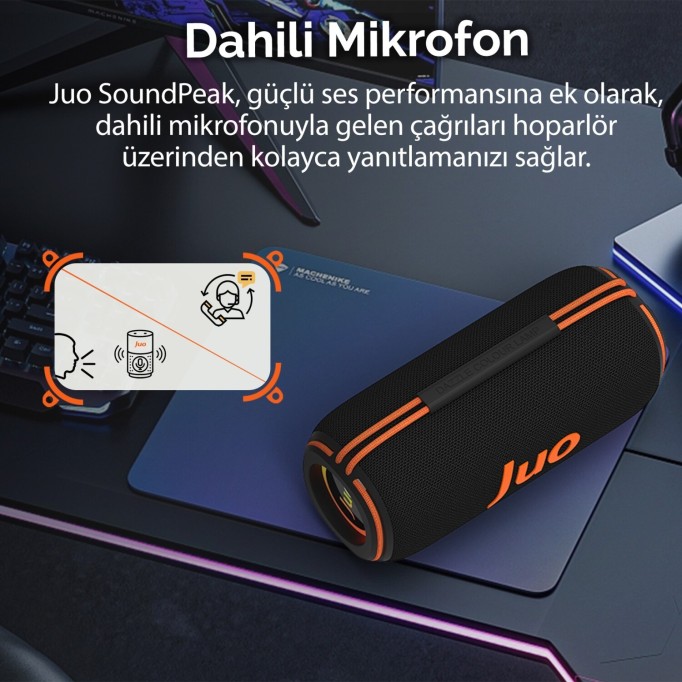 Juo SoundPeak Blaze 30W RGB Bluetooth Hoparlör Kablosuz Taşınabilir Speaker
