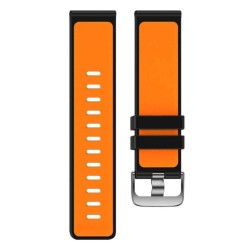 JUO Sports Akıllı Saat Yedek Kordon Siyah - Turuncu