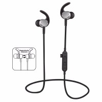 JUO Sports Bass Müzik Çalar Özellikli Bluetooth Kulaklık Gri