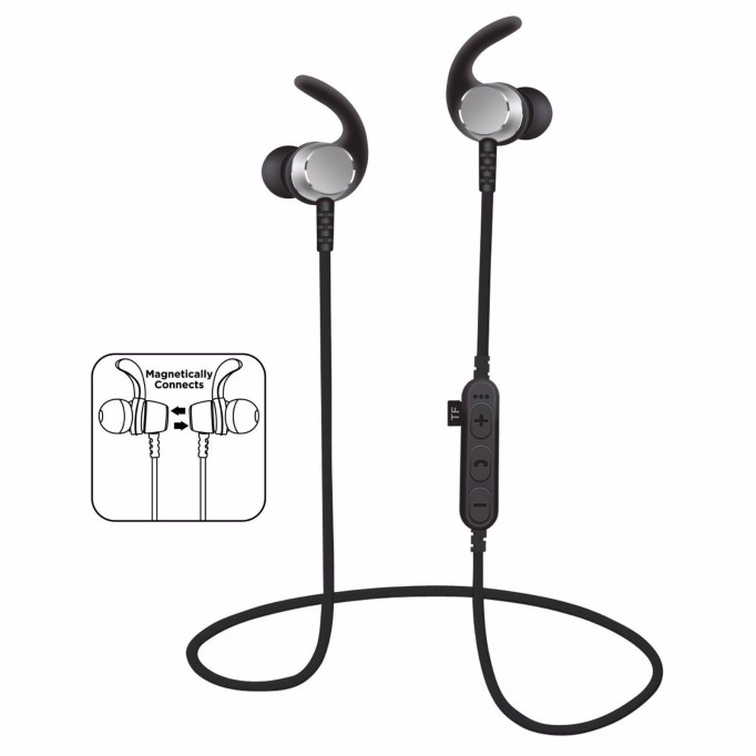 JUO Sports Bass Müzik Çalar Özellikli Bluetooth Kulaklık Gri