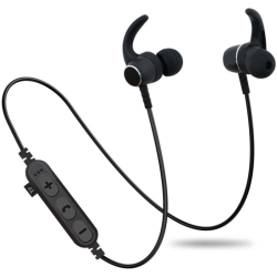Siyah JUO Sports Bass Müzik Çalar Özellikli Bluetooth Kulaklık Siyah