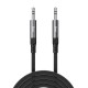 Juo Stereo 3.5mm TRS Jack Örgülü Aux Ses Kablosu 1 Metre
