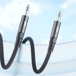 Juo Stereo 3.5mm TRS Jack Örgülü Aux Ses Kablosu 2 Metre Juo Stereo 3.5mm TRS Jack Örgülü Aux Ses Kablosu 2 Metre