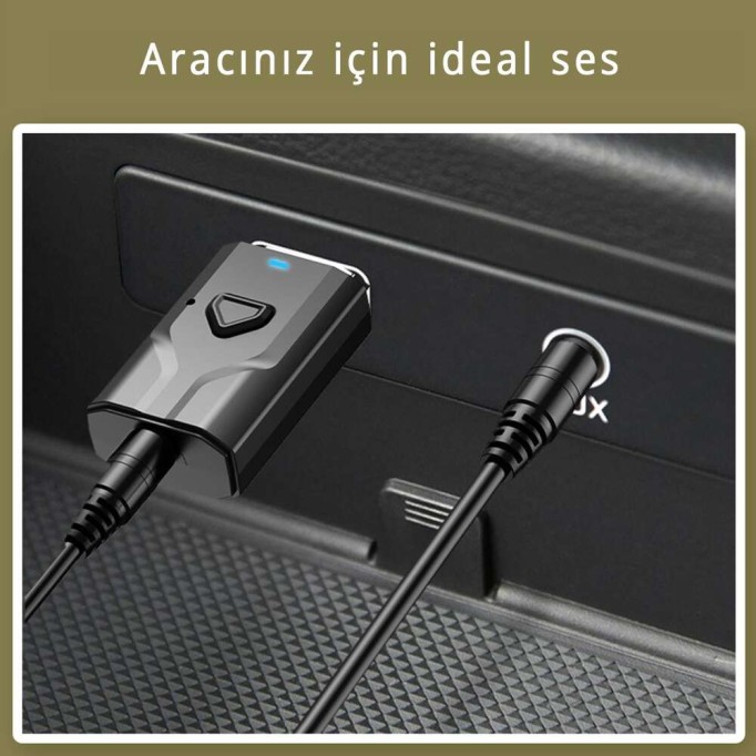 Juo TRX05 Bluetooth 5.0 Transmitter Receiver Aux TV Adaptörü