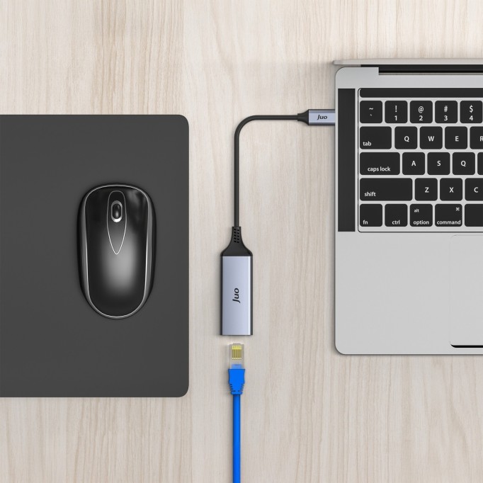 Juo Type-C 1000Mbps USB 3.2 Gigabit Ethernet Dönüştürücü Adaptör