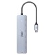 Juo Type-C 2*HDMI Dual MST 4K 60Hz Gigabit Ethetnet Dönüştürücü 100W USB 3.2 Çoklayıcı Hub