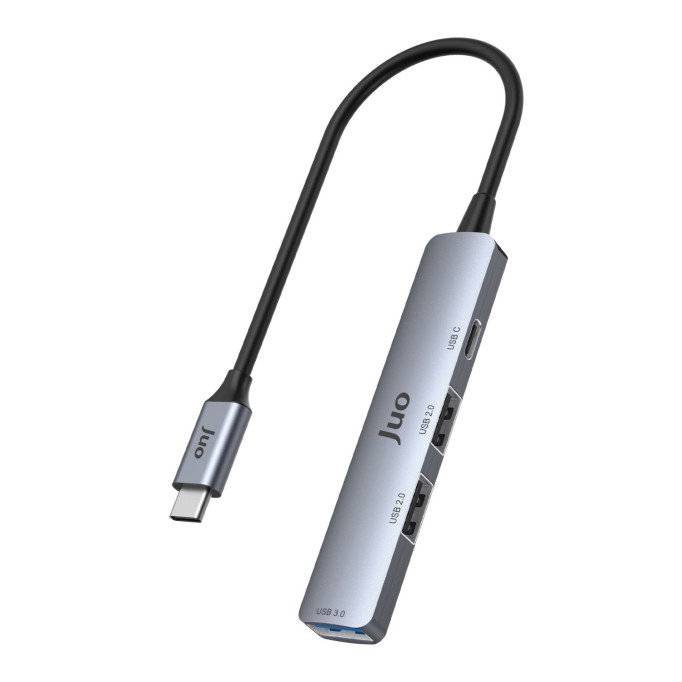 Juo Type-C 4 Portlu USB 3.0 / USB 2.0 Çoklayıcı Dönüştürücü Hub