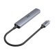 Juo Type-C 4 Portlu USB 3.0 / USB 2.0 Çoklayıcı Dönüştürücü Hub