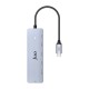 Juo Type-C 5Gbps 100W 4K 60Hz HDMI Gigabit Ethernet Dönüştürücü USB 3.2 Çoklayıcı Hub