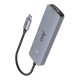 Juo Type-C 5Gbps 100W 4K 60Hz HDMI USB 3.2 Çoklayıcı Hub